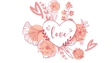 Free Aesthetic Love Background Template to Edit Online