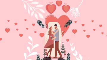 Free Romantic Love Background Template to Edit Online