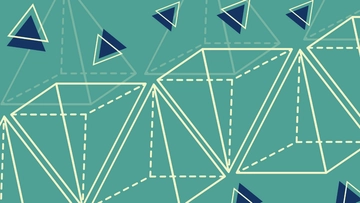 Free Triangle Geometric Background Template to Edit Online