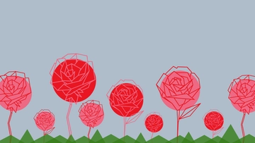 Free Flower Geometric Background Template to Edit Online