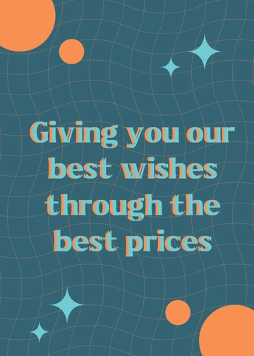 Free Cyber Monday Wishes Template to Edit Online