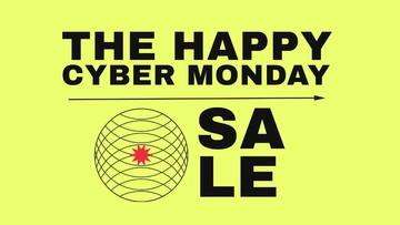 Free Happy Cyber Monday Background Template to Edit Online