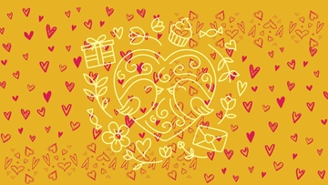 Free Abstract Love Background Template to Edit Online