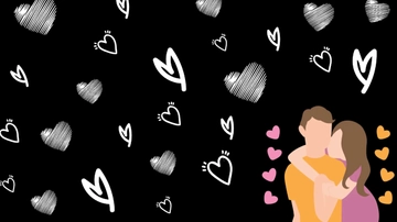 Free White Love Background Template to Edit Online