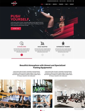 Gym WordPress Theme/Template