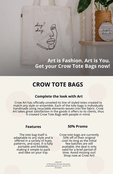 Free Simple Product Sell Sheet Template to Edit Online