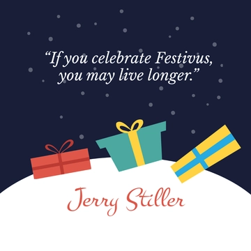 Free Festivus Quote Vector Template to Edit Online