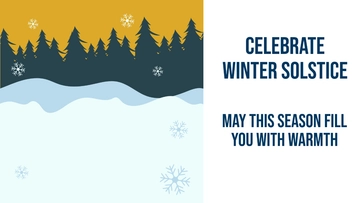 Free Winter Solstice Flyer Background Template to Edit Online