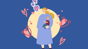 Free Mom Love Background Template to Edit Online