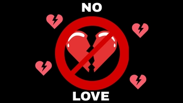 Free No Love Background Template to Edit Online