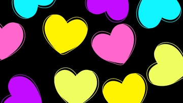 Free Neon Love Background Template to Edit Online