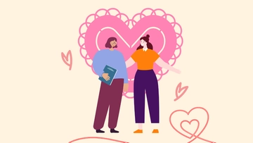 Free Sister Love Background Template to Edit Online
