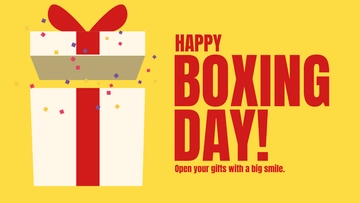 Free Boxing Day Flyer Background Template to Edit Online