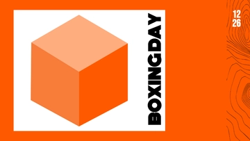 Free Boxing Day Abstract Background Template to Edit Online