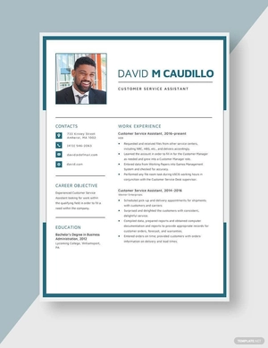 Customer Service Assistant Resume