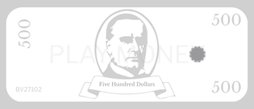 Free White Play Money Template to Edit Online