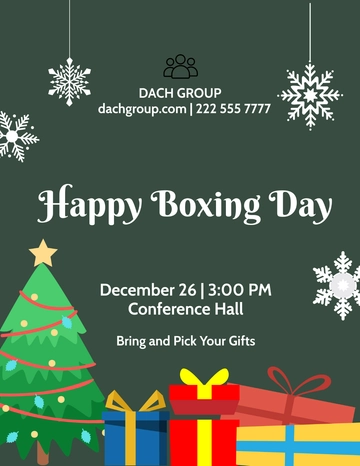 Free Boxing Day Mockup Flyer Template to Edit Online | Template.net