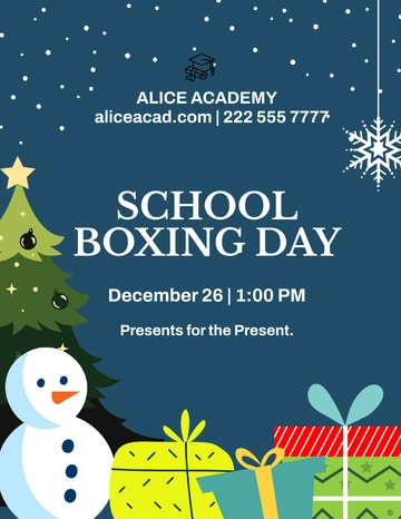 Free Boxing Day Event Flyer Template to Edit Online | Template.net