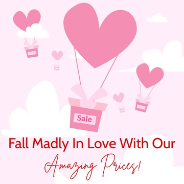 Free Valentine's Day Promotion Clipart Template to Edit Online