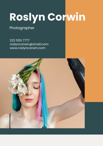 Free Fine Art Photography Portfolio Template to Edit Online