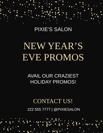 Free New Year's Eve Mockup Flyer Template to Edit Online