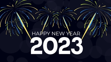 Free New Year's Day Banner Background Template to Edit Online