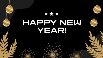 Free New Year's Eve Dark Background Template to Edit Online