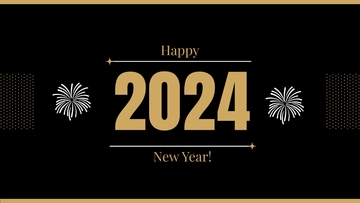 Free New Year's Eve Gold Background Template to Edit Online