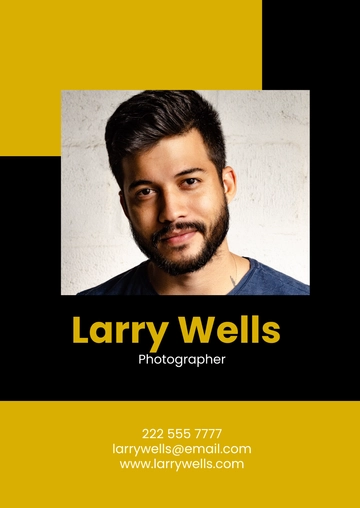Free Simple Photography Portfolio Template to Edit Online