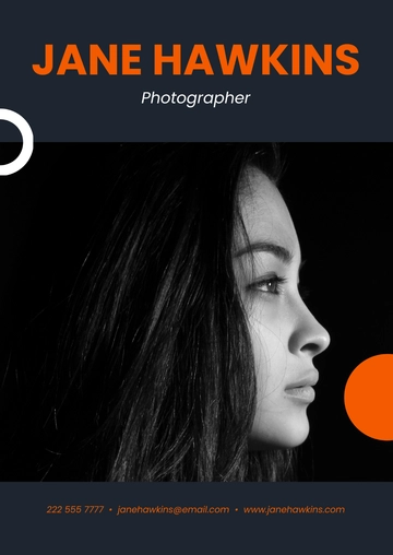 Free Modern Photography Portfolio Template to Edit Online