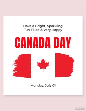 Canada Day Instagram Post Template