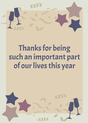 Free New Year's Eve Wishes For Friend Template to Edit Online