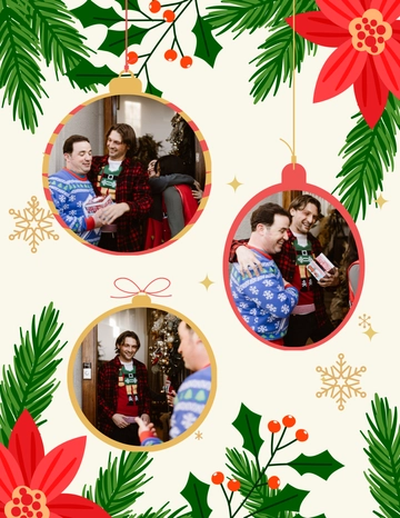 Free Christmas Bauble Photo Template to Edit Online | Template.net