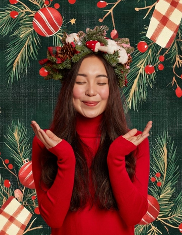 Free Merry Christmas Photo Template to Edit Online | Template.net