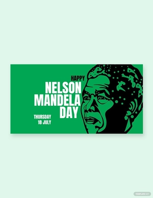 Nelson Mandela Day Facebook Post Template