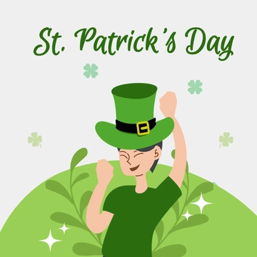 Free St. Patrick's Day Clipart Template to Edit Online