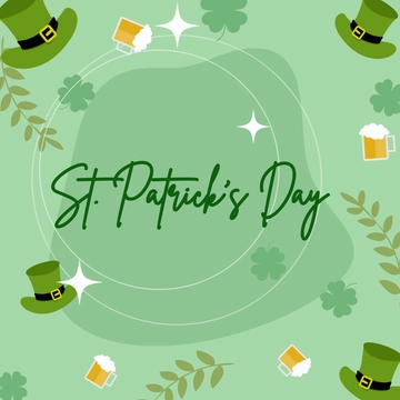 Free St. Patrick's Day Graphic Clipart Template to Edit Online