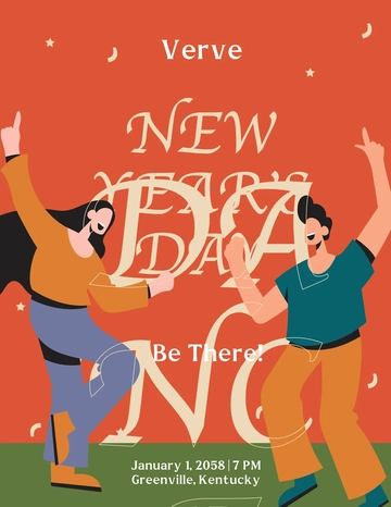 Free New Year's Day Mockup Flyer Template to Edit Online | Template.net
