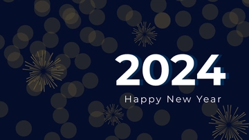 Free New Year's Day Blur Background Template to Edit Online