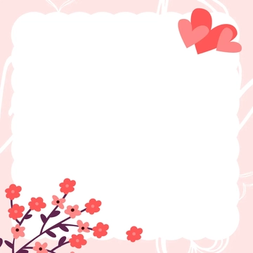 Free Valentine's Day Border Clipart Template to Edit Online