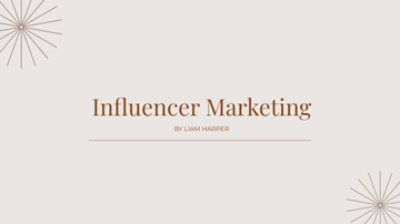 Free Influencer Marketing Presentation Template to Edit Online