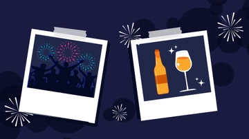 Free New Year's Day Photo Background Template to Edit Online