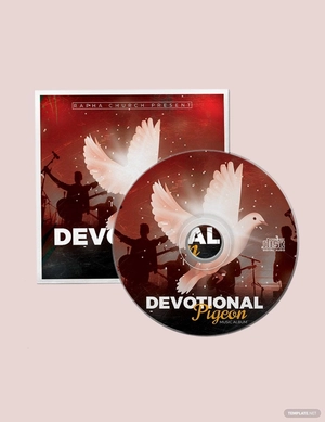 Devotional Church CD Cover Template