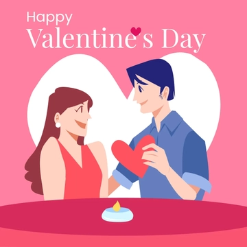 Free Valentine's Day Celebration Clipart Template to Edit Online