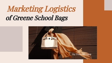 Free Marketing Logistics Presentation Template to Edit Online