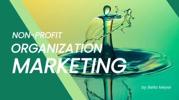Free Non Profit Organization Marketing Presentation Template to Edit Online