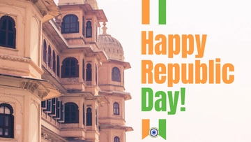 Free Republic Day Blur Background Template to Edit Online