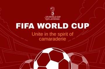 Free World Cup 2022 Banner Template to Edit Online