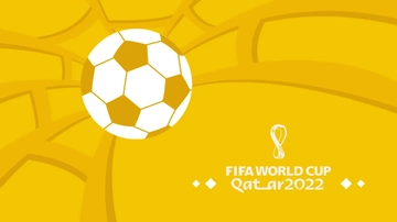 Free World Cup 2022 Yellow Background Template to Edit Online