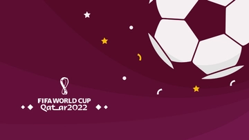 Free Happy World Cup 2022 Background Template to Edit Online